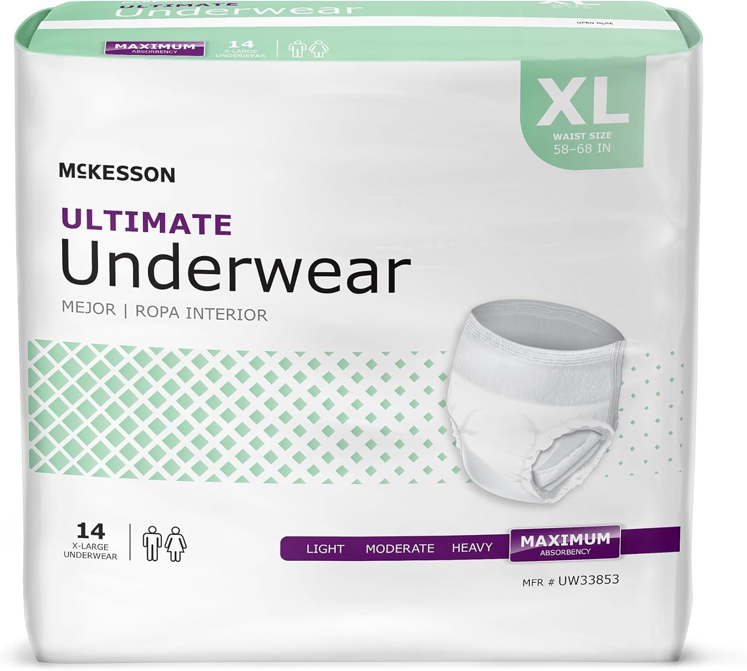 McKesson Ultimate Adult Incontinence Underwear for Maximum Comfort