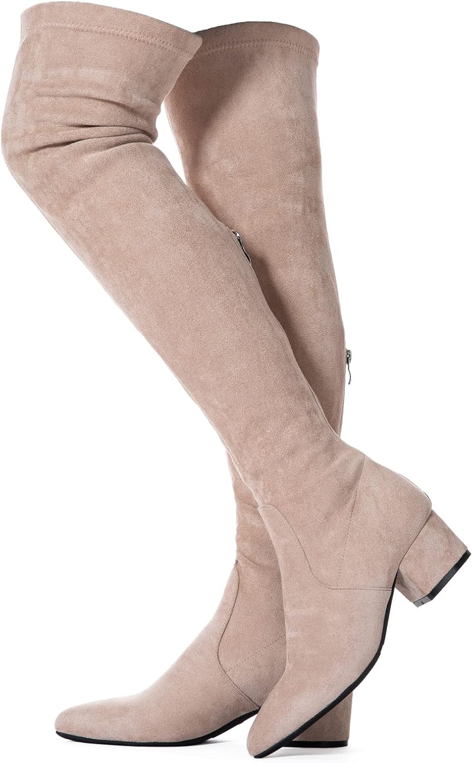 Stylish Over The Knee Boots for Women with Chunky Heels