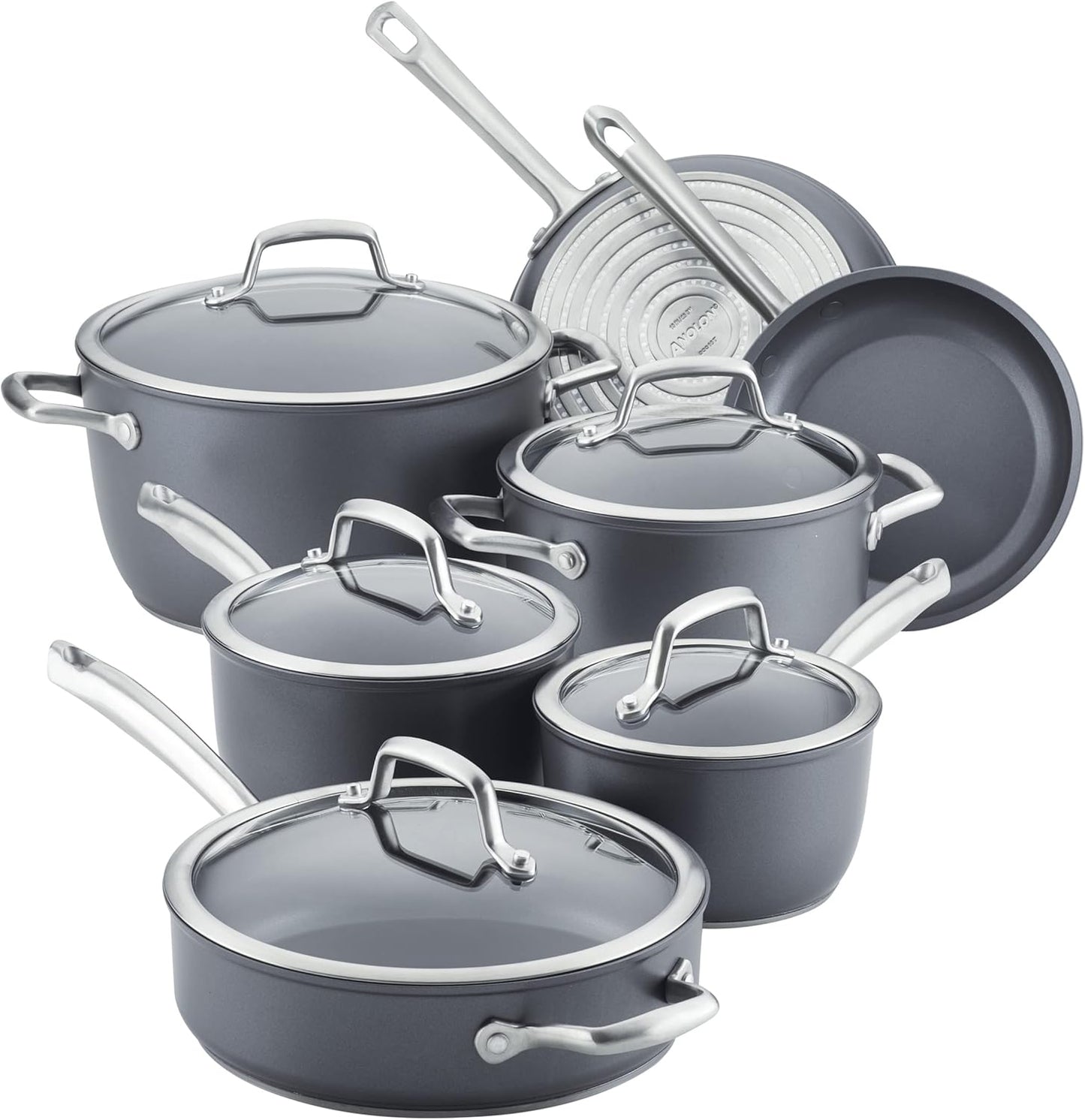 Anolon Accolade Nonstick Cookware Set - 12 Piece Induction Set