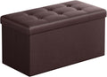 30-Inch Folding Storage Ottoman Bench from SONGMICS MAZIE Collection