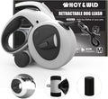 4-in-1 Retractable Dog Leash with LED Light & Dispenser - 16 ft