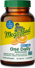 MegaFood Men's 40+ One Daily Multivitamin for Men - Real Food Support