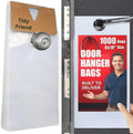 Plastic Door Hanger Bags 6 x 19 (1000 Pack) - Clear Protective Sleeve