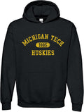 Michigan Tech Huskies Athletic Arch Hoodie - Unisex Fit Comfortable