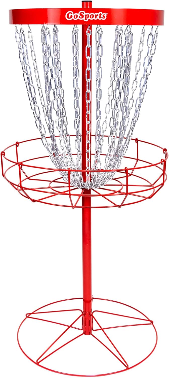 GoSports Portable Disc Golf Target - 24 Chain Basket
