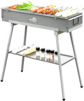 Portable Multiple Size Hibachi Charcoal Grill 31.6x10.3x5.1 in
