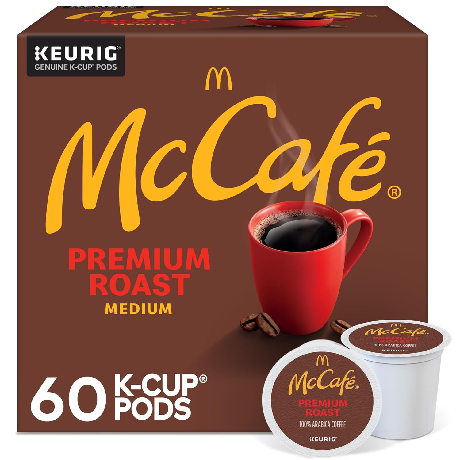 McCafe Premium Roast Coffee K-Cup Pods for Keurig Machines