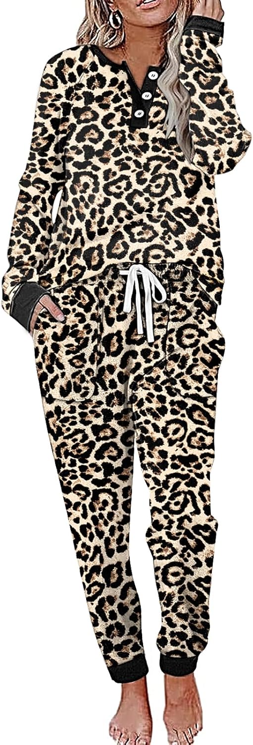 WIHOLL Two Piece Outfits for Women Lounge Sets with Pockets