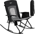 PORTAL Oversized Folding Rocking Camping Chair for Outdoor Relaxation
