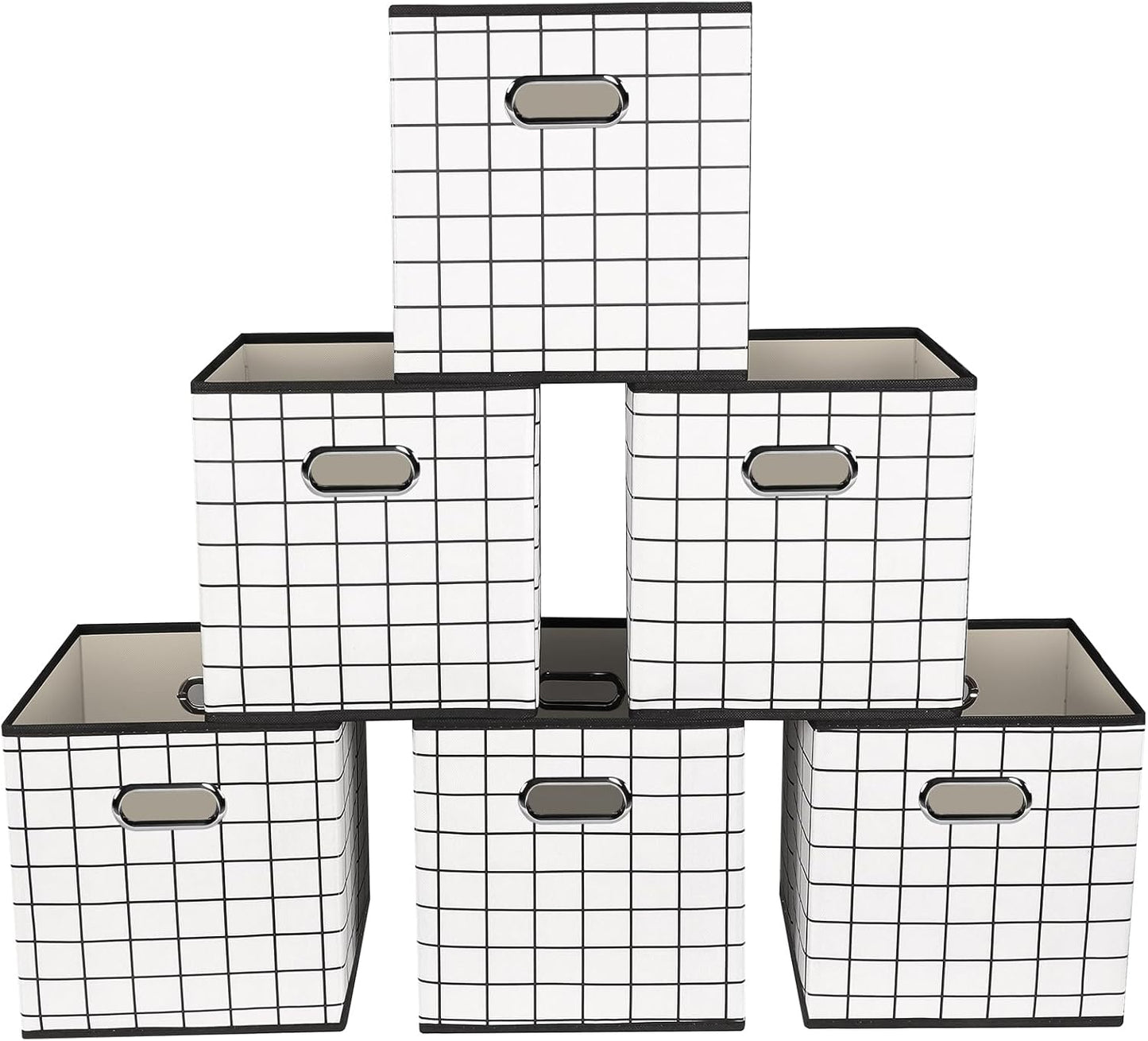 Yunkeeper Storage Bins Cubes - Foldable Fabric Organizer Bins