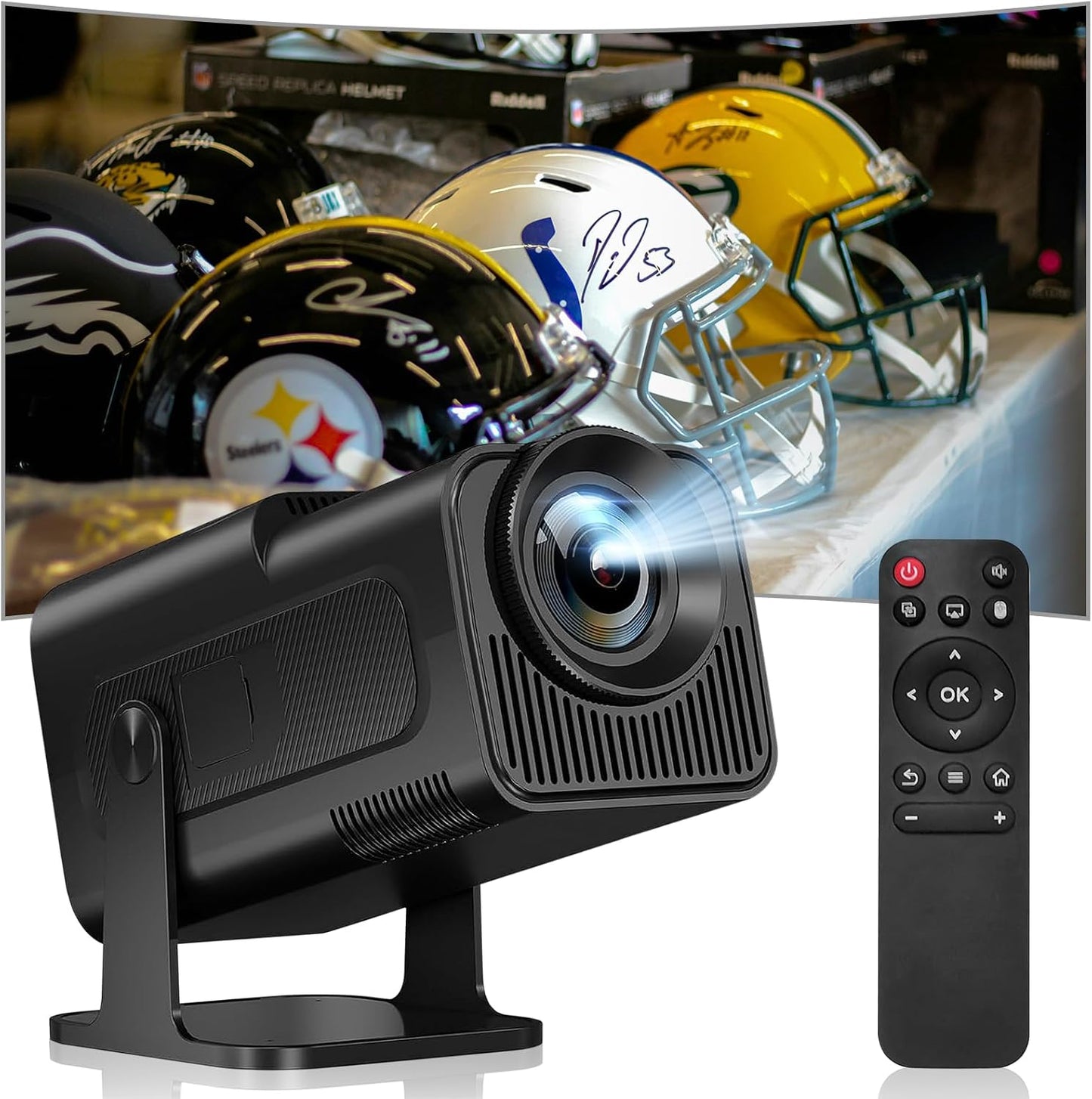 Wireless 4K Mini Projector: Ultimate Home Cinema