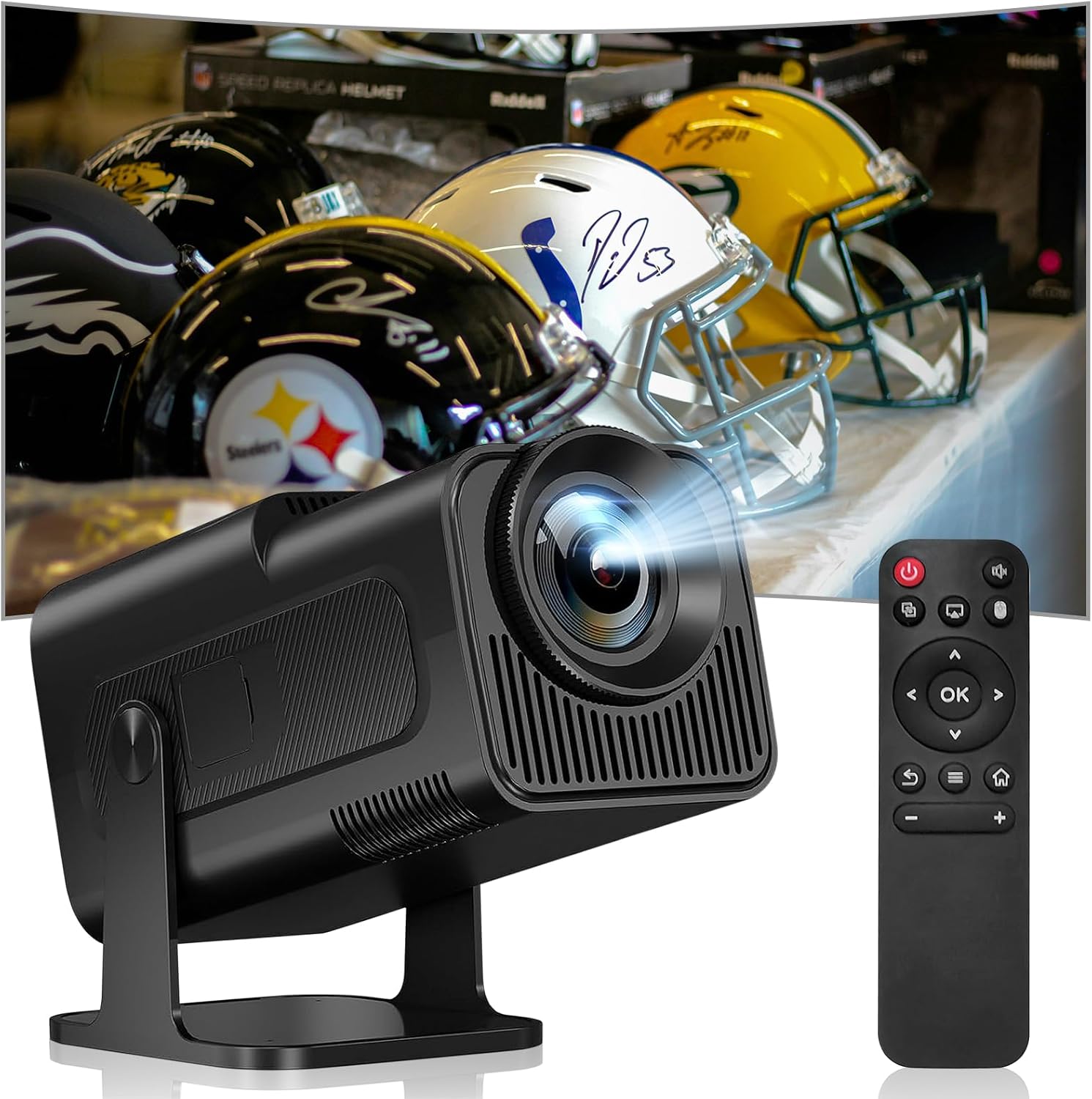 Wireless 4K Mini Projector: Ultimate Home Cinema