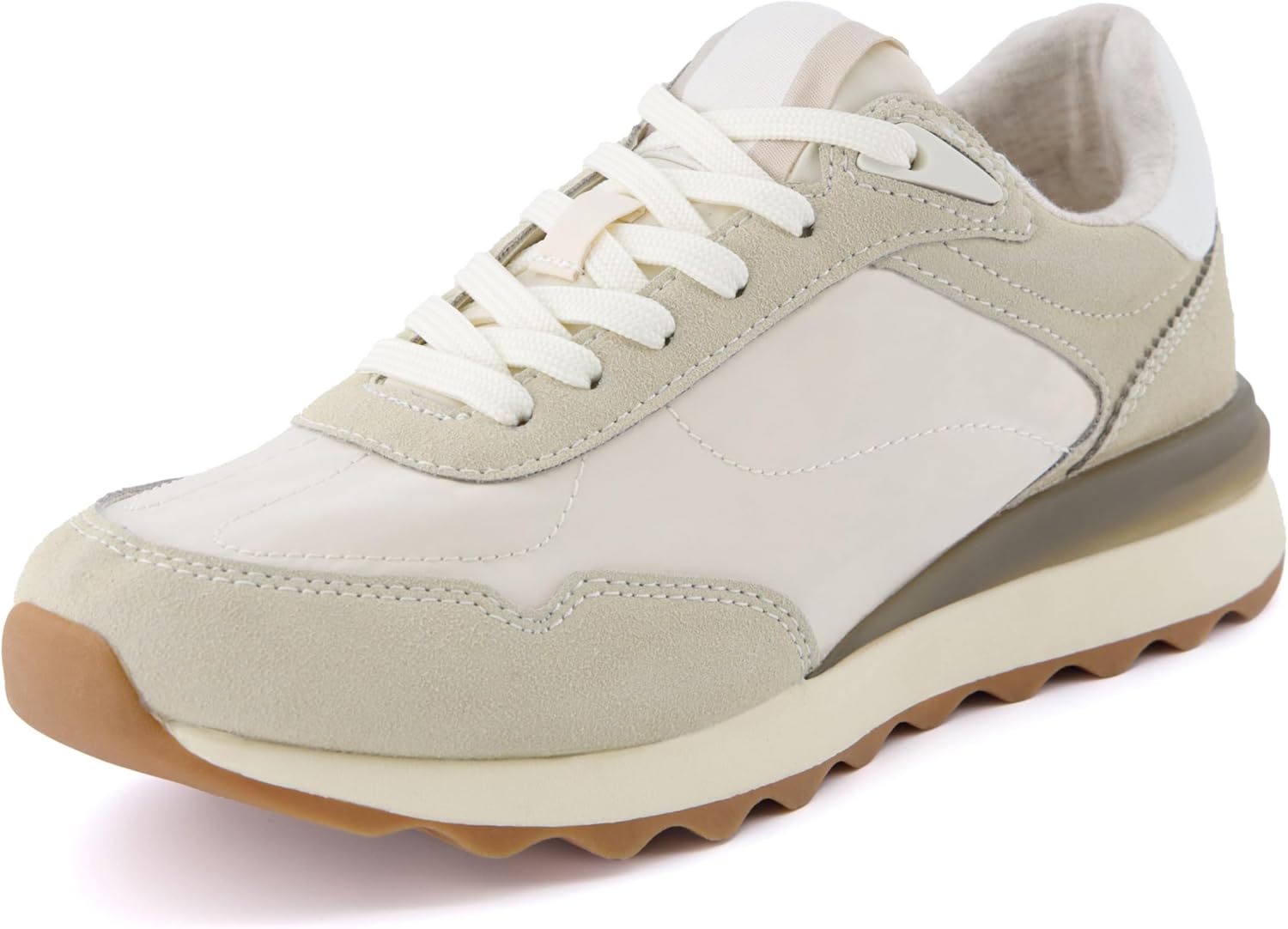 CUSHIONAIRE Women's Kicks Lace Up Sneakers with Comfort Foam