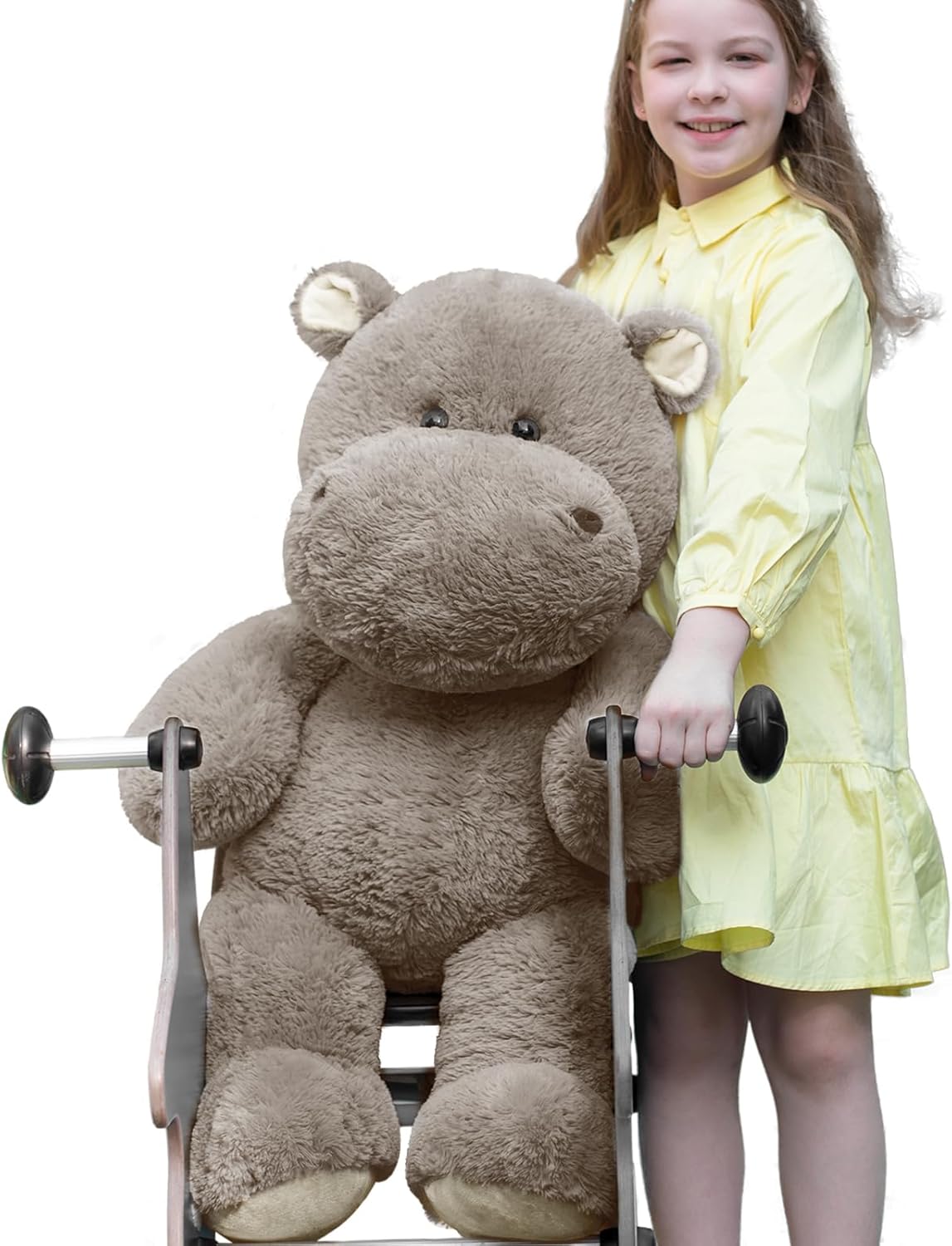 Giant Humongous Hippo Stuffed Animal, 36in Plush Toy Gift