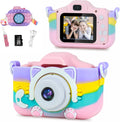 Kids Selfie Camera for Toddlers and Young Children - Portable Pink