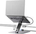 BENFEI Laptop Stand with USB C 6in1 Docking Station - 4K HDMI & 100W