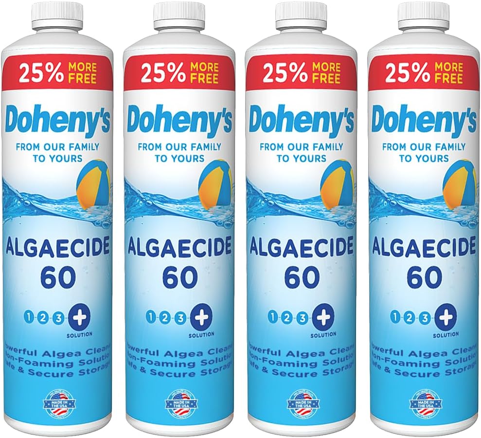 Doheny's Algaecide 60: Powerful, Metal-Free Algae Prevention
