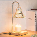 Candle Warmer Lamp with Timer and Dimmer - Flower Glass Wax Warmer