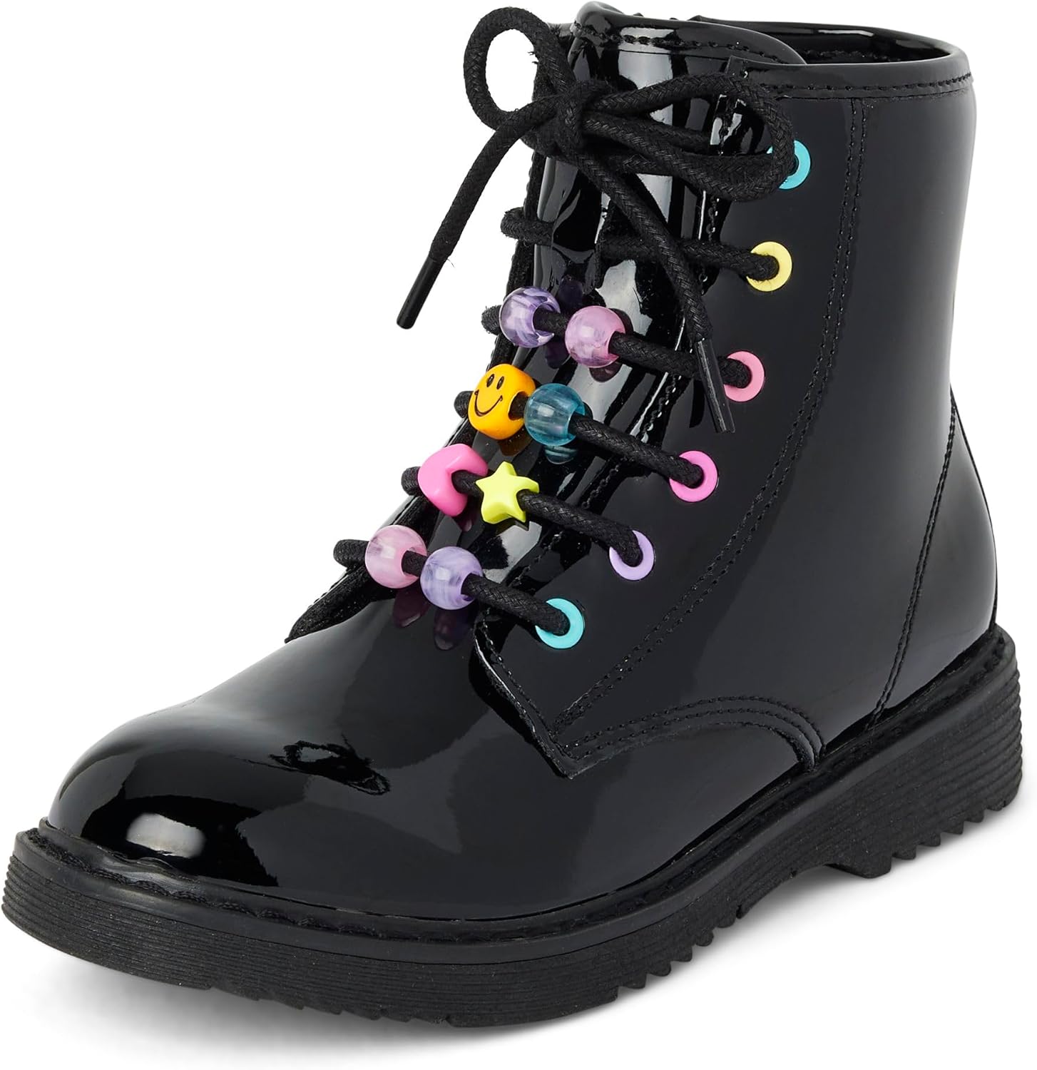 The Children's Place Girl's Lace Up Combat Boots for Style