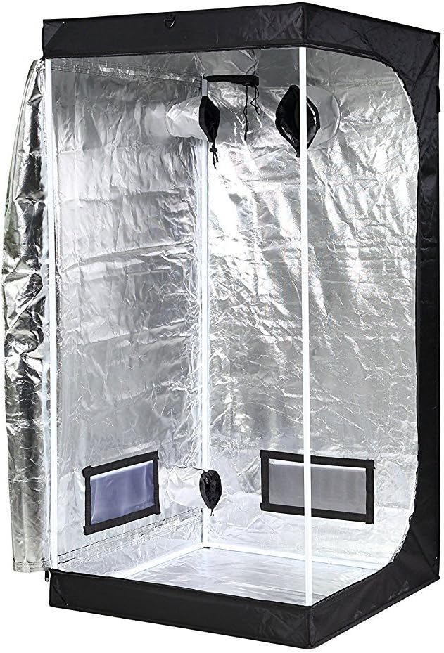 iPower 32x32x63 Grow Tent: Reflective Mylar, Hydroponic System