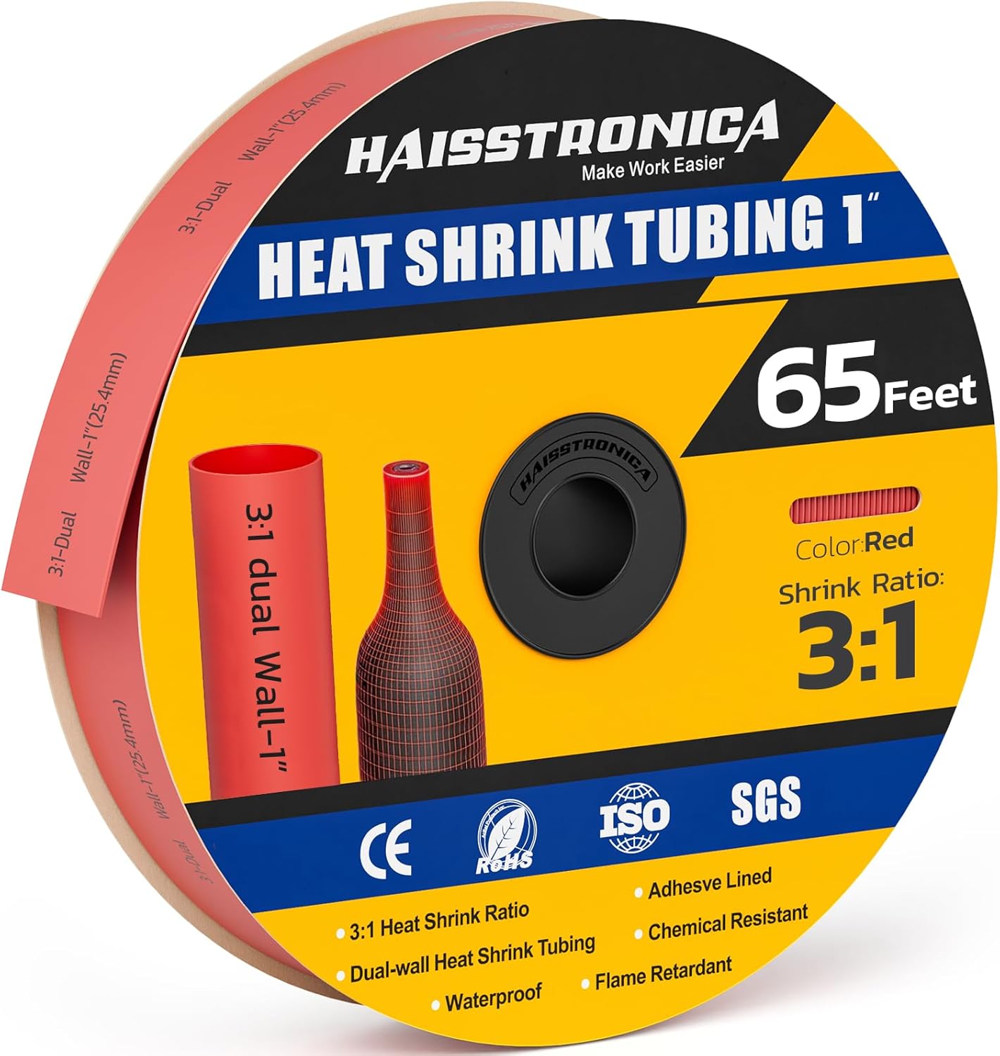 Haisstronica 3:1 Heat Shrink Tubing for Marine and Automotive Use