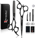 6.0 Inch Black Professional Hair Cutting Scissors and Thinning Shears