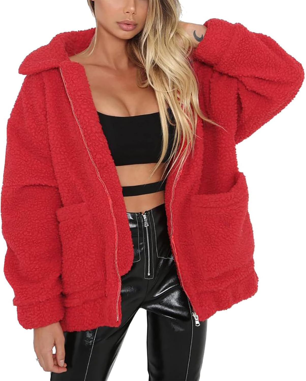 Trendy Women's Sherpa Fleece Winter Coats for Ultimate Warmth