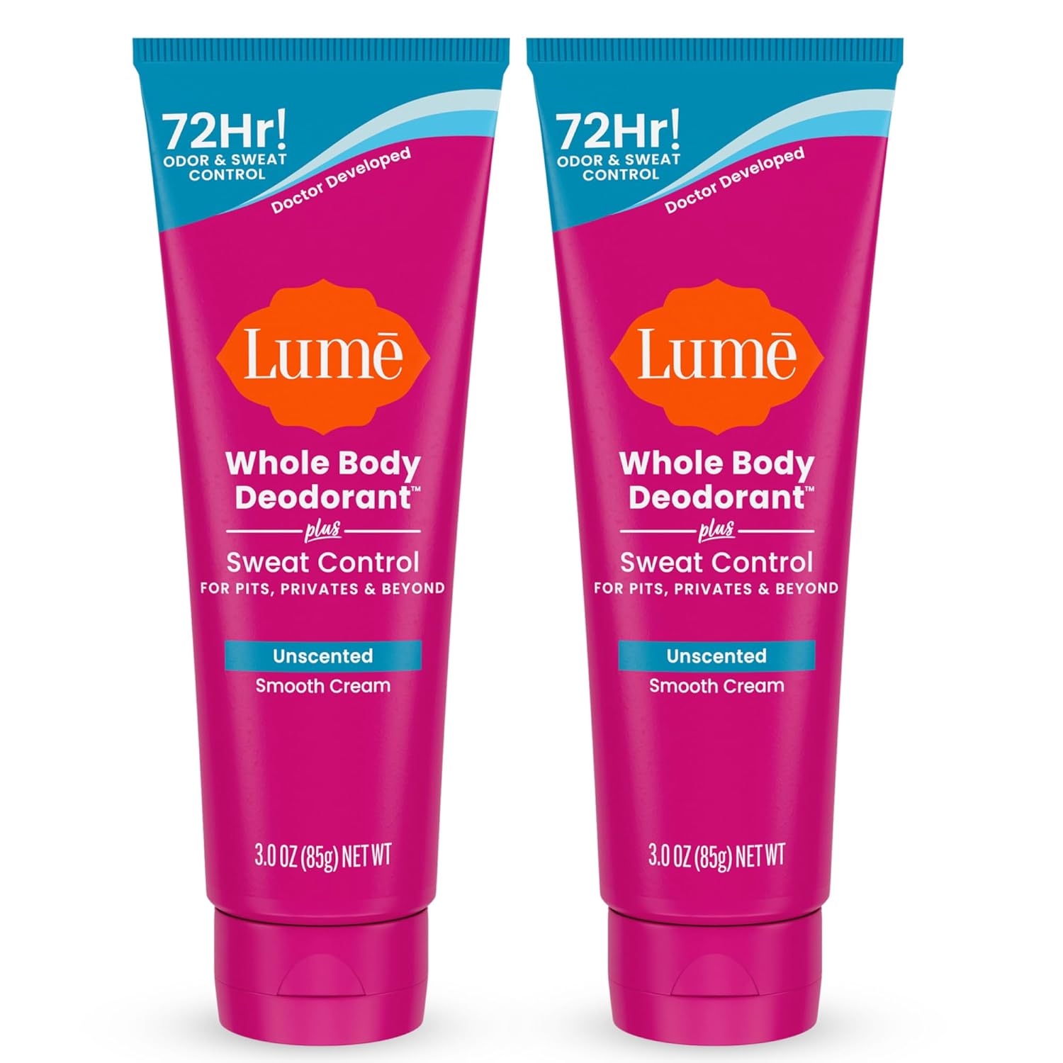 Lume Whole Body Deodorant for Odor and Sweat Control 72 Hours
