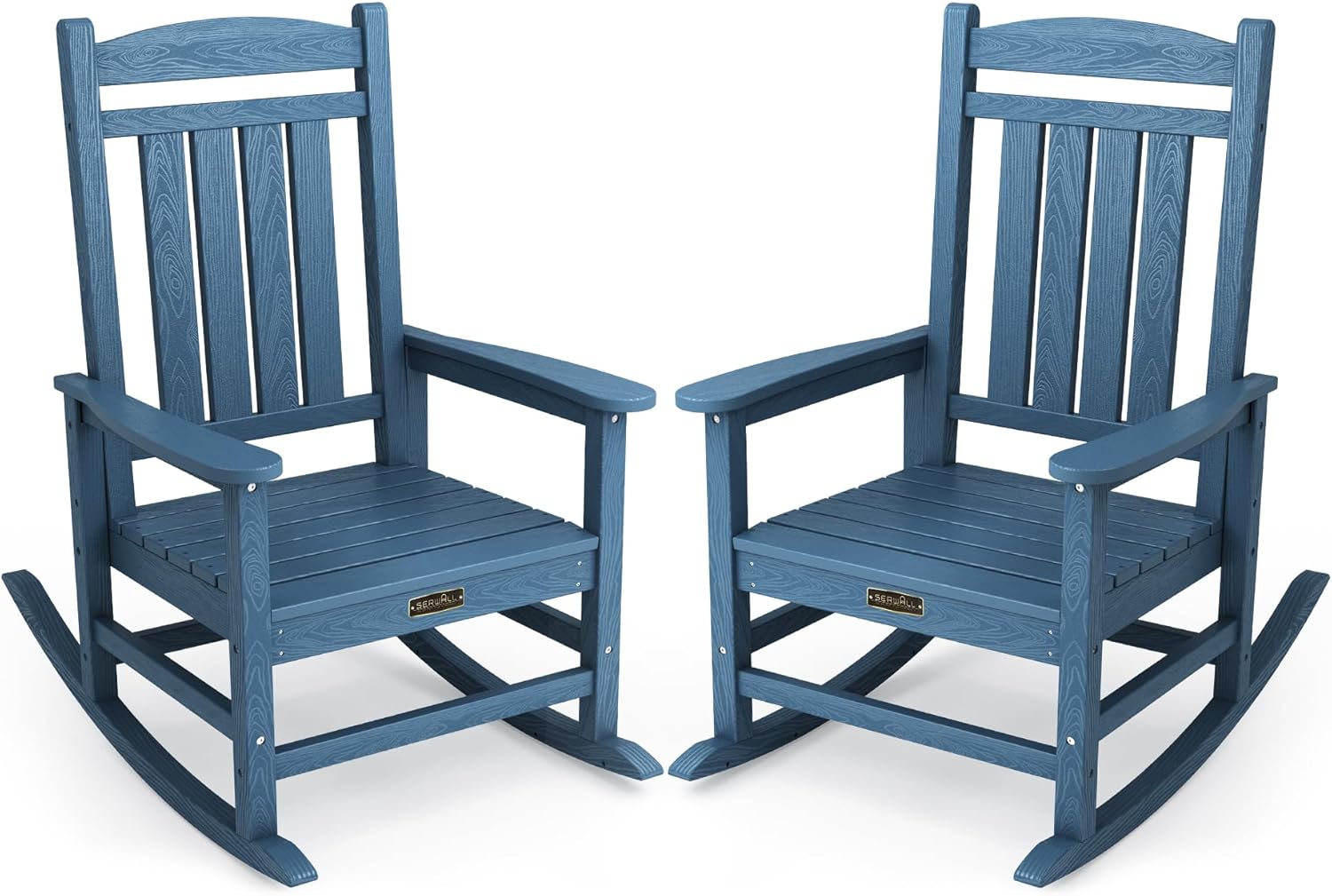 Outdoor Rocking Chair Set of 2 for All-Weather Relaxation