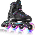 Inline Skates for Kids and Youth, Adjustable Light Up Wheels