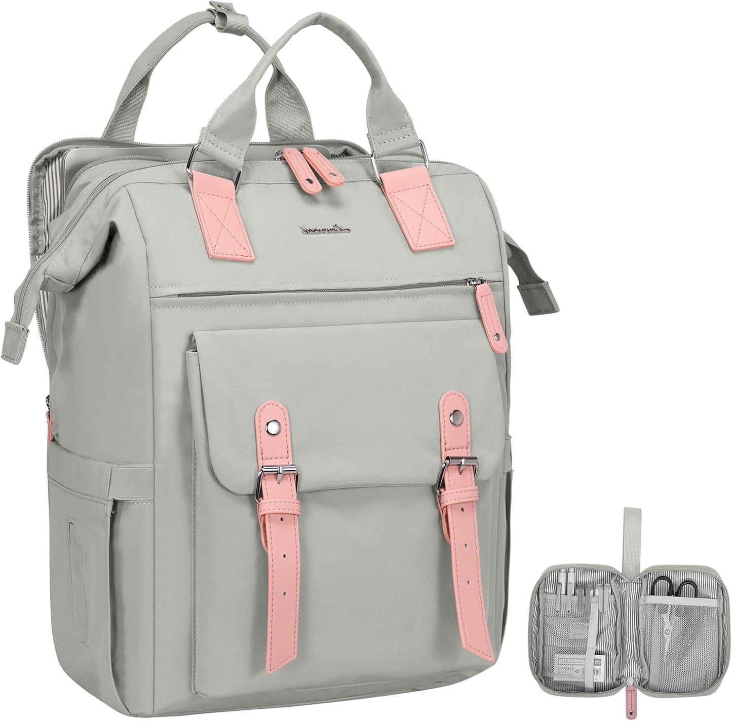 LOVEVOOK Laptop Backpack for 17.3 inch Devices - Stylish & Functional