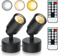 2 Pack LED Spotlights Indoor 5W Plants Uplighting - Dimmable Remote