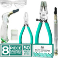 Professional Eight PC Stained Glass Tool Kit - Complete Starter Set
