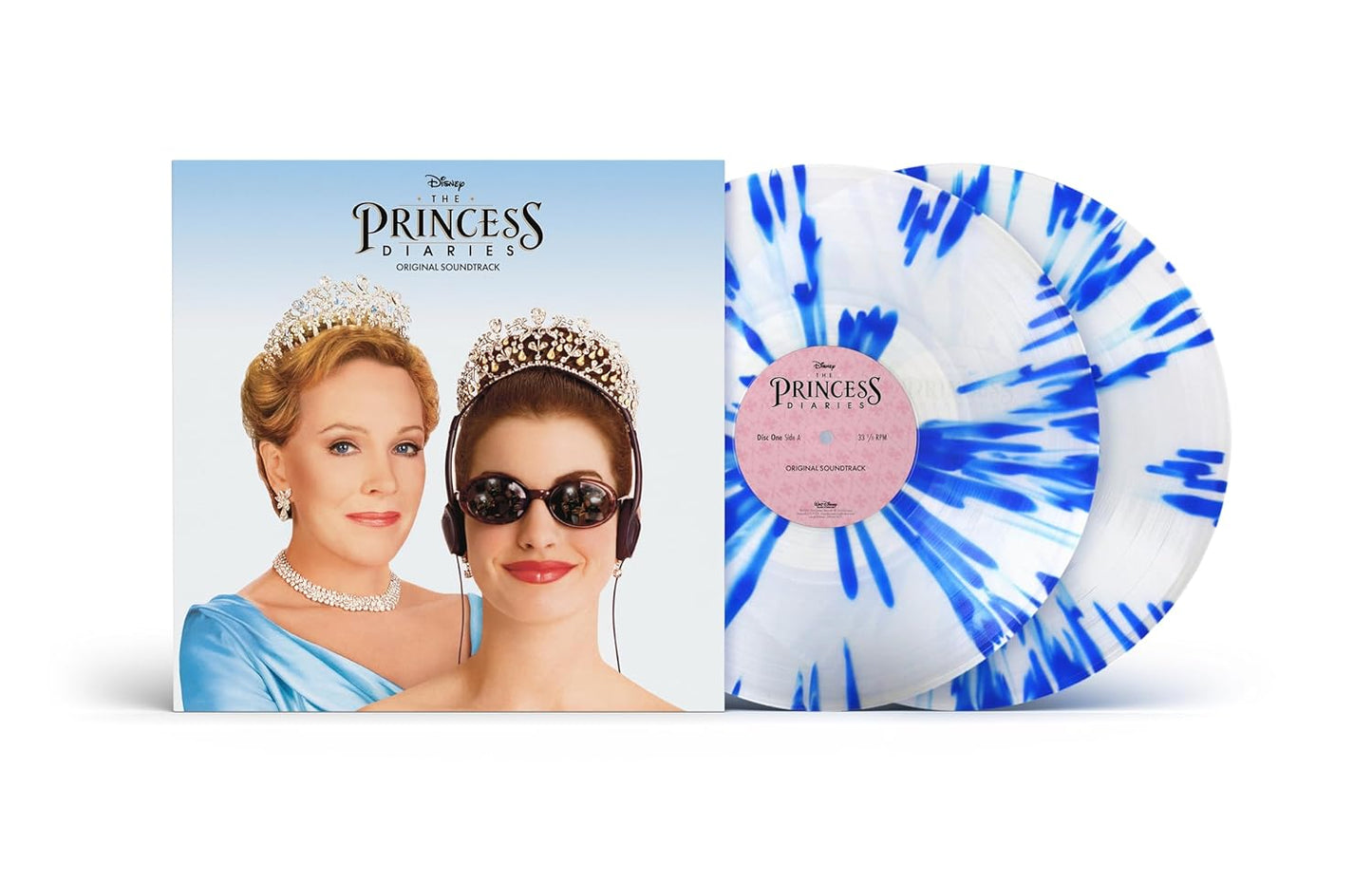The Princess Diaries Original Soundtrack Clear/Blue Splatter Vinyl