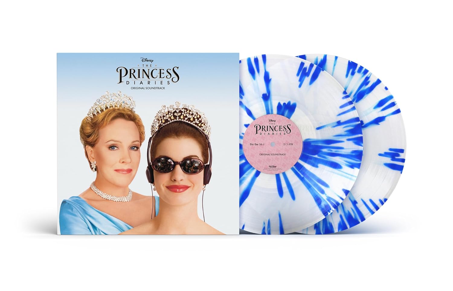 The Princess Diaries Original Soundtrack Clear/Blue Splatter Vinyl