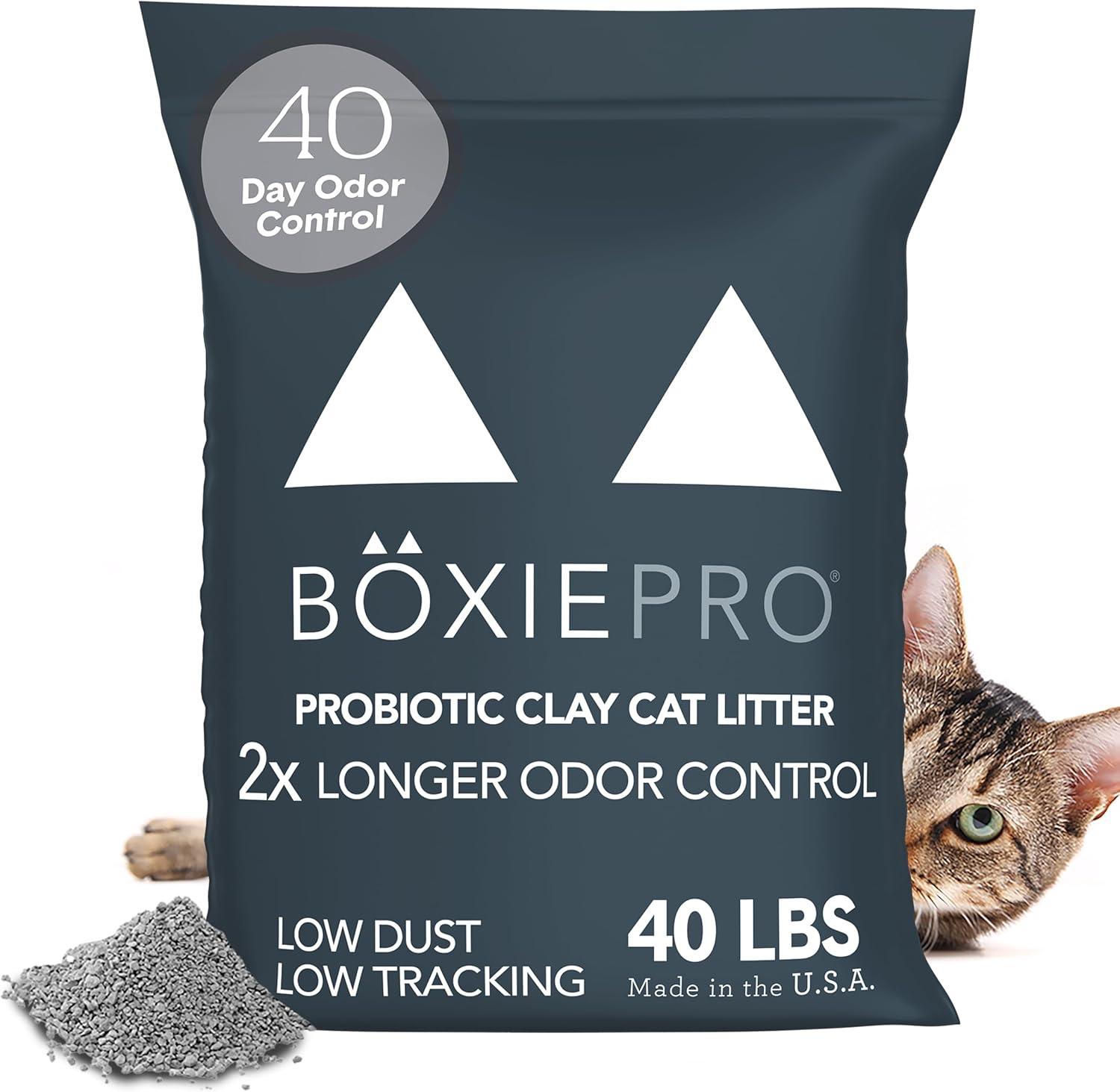 Boxie Probiotic Cat Litter with 30 Day Odor Control Features