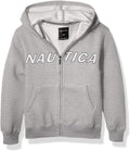 Nautica Boys' Long Sleeve Legacy Fleece Full Zip Hoodie - Soft