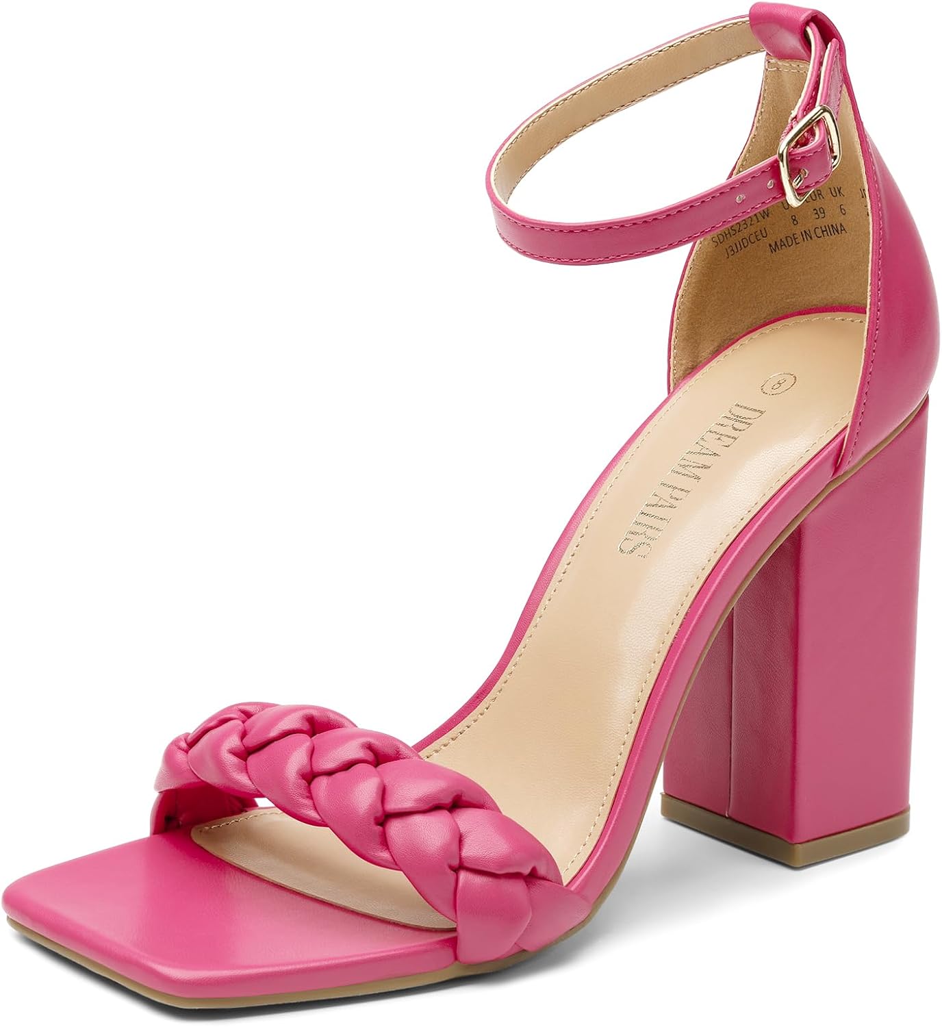 DREAM PAIRS Women's Braided Open Toe Ankle Strap Sandals