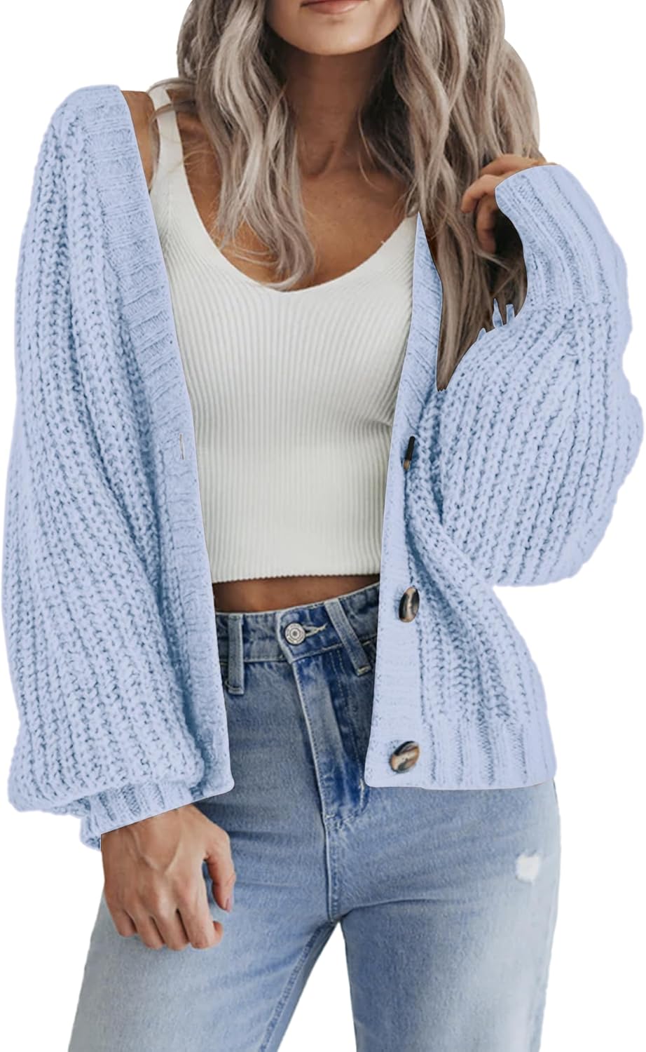 Zeagoo Women's Chunky Knit Cardigans for Stylish Fall Looks