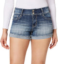 WallFlower Luscious Curvy 9-in Mid-Rise Bermuda Shorts - Curve good