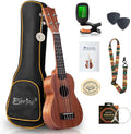 Mahogany Soprano Ukulele Starter Kit - Complete Beginner Pack