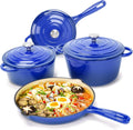 Hisencn 7-Piece Enameled Cast Iron Cookware Set Review