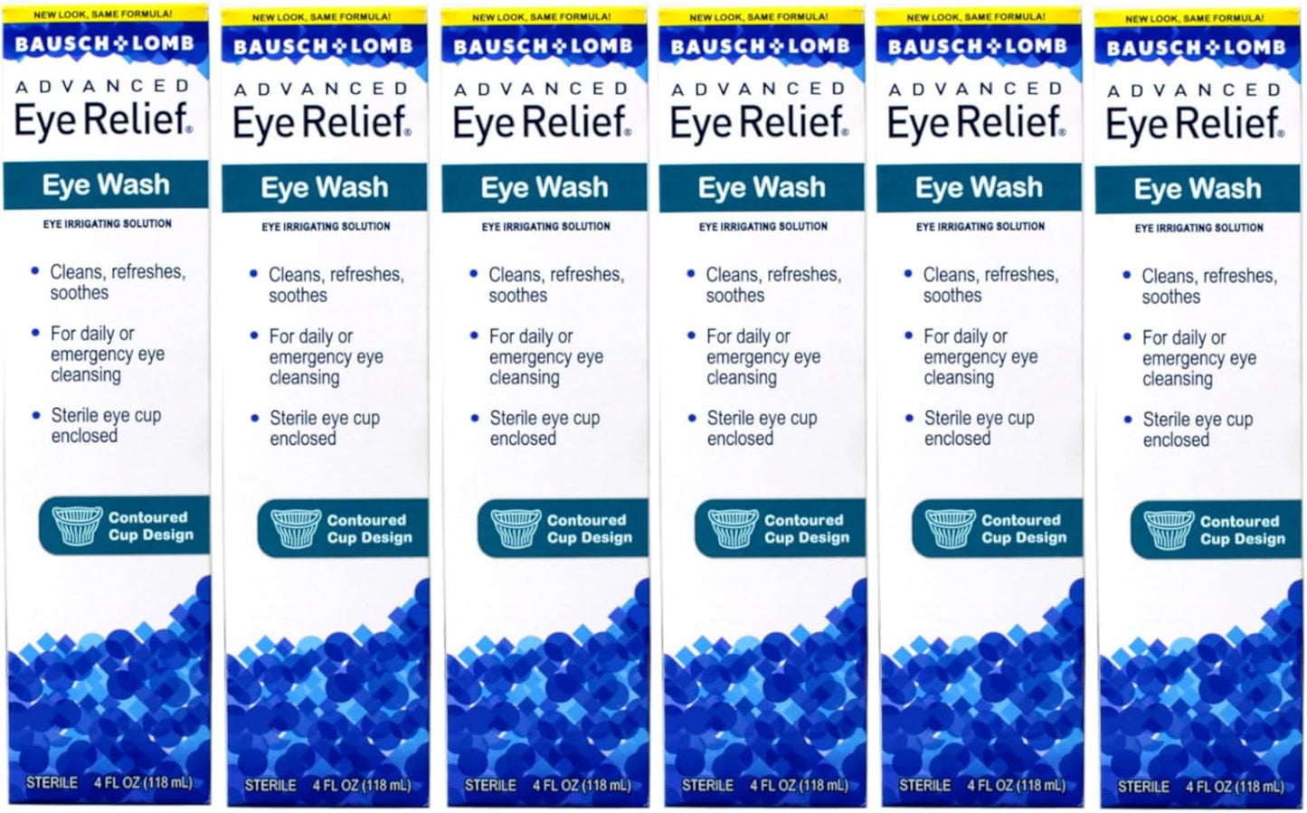 Bausch + Lomb Advanced Eye Relief Eye Wash Solution for Cleansing