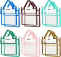 Thick Clear Book Pouches with Name Tags and Handles - Classroom