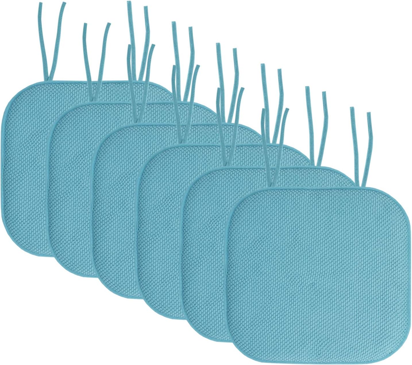 Memory Foam Chair Cushion Pads with Ties for Ultimate Comfort