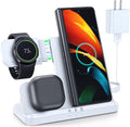 LK Wireless Charger 3-in-1 Station for Samsung - Compact Nightstand