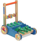 Melissa & Doug Deluxe Chomp and Clack Alligator Push Toy and Activity