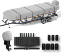 Jon Boat Cover 18ft with Motor Cover - Heavy Duty Waterproof