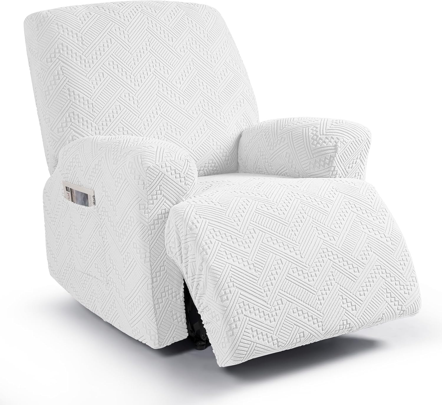 Ruaozz Recliner Sofa Covers for Reclining Chair with Pockets
