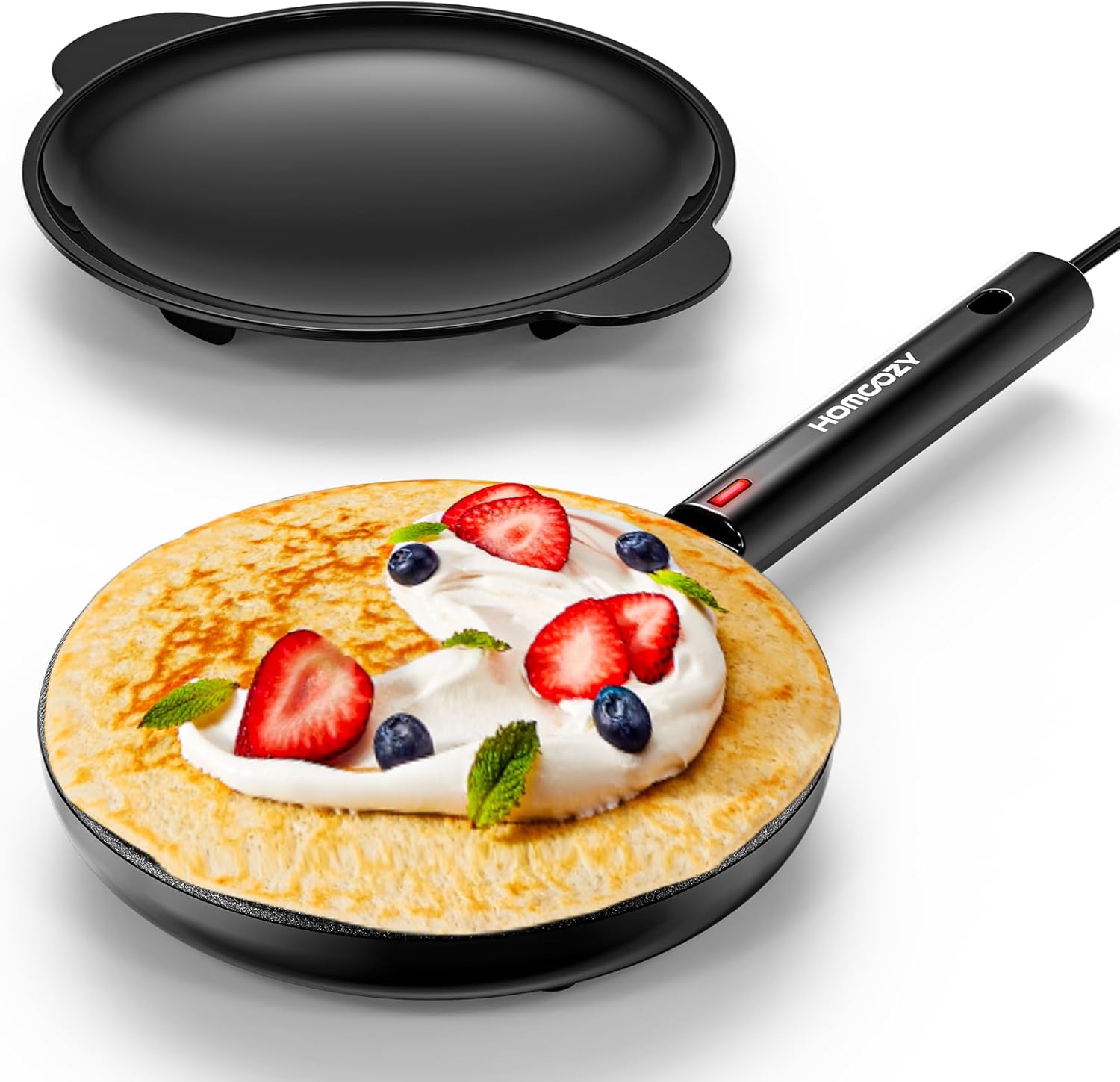 HomCozy Nonstick Crepe Maker - Effortless Cooking